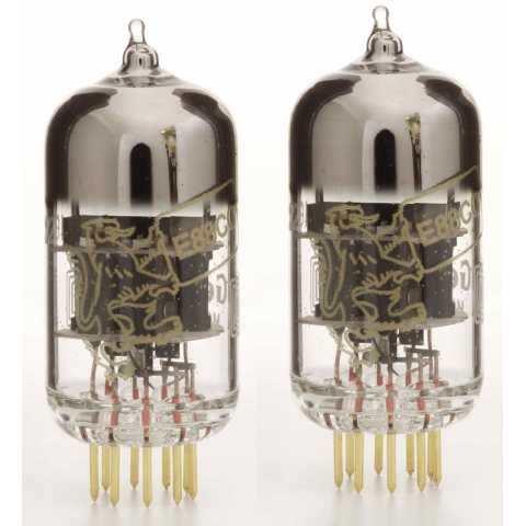 Gold Lion E88CC 6922 Matched pair